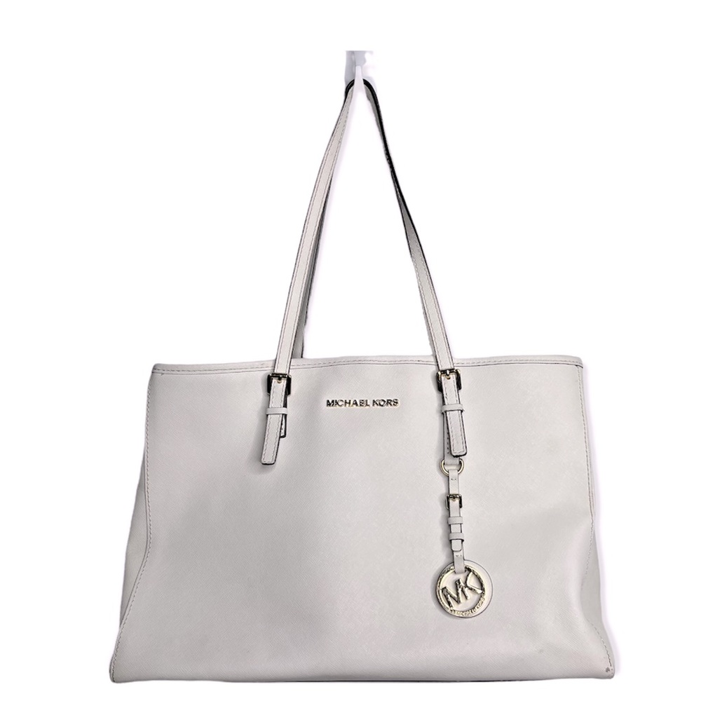 Michael Kors Bone Leather Handbag